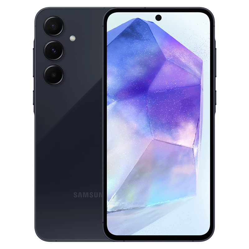 گوشی موبایل سامسونگ مدل Galaxy A55 5G حافظه 256 گیگابایت و رم 8 • سرمه‌ای
